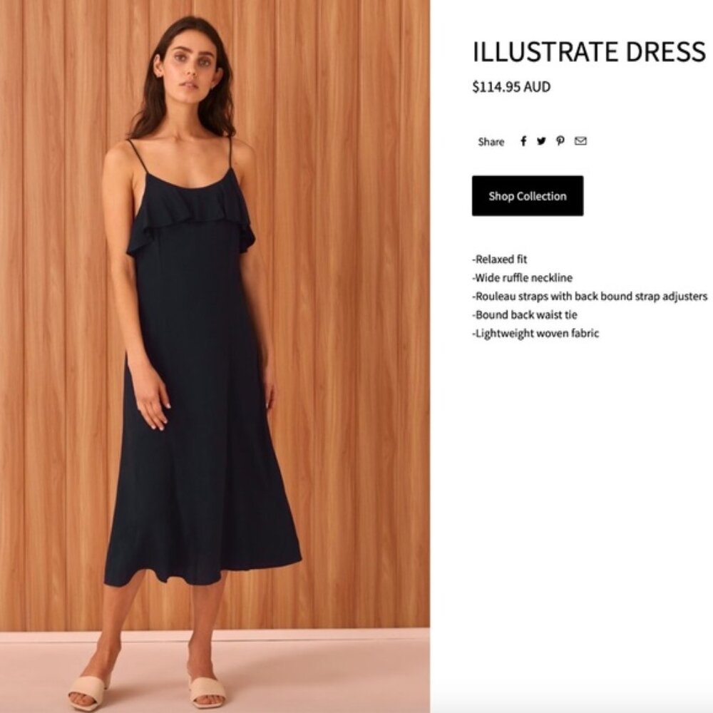 THE FIFTH ILLUSTRATE DRESS